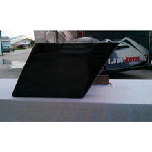 Load image into Gallery viewer, Harley Davidson 4&quot; Extended Stretched Saddlebags - Painted Black -No lids