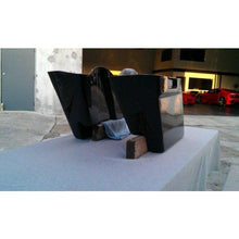 Load image into Gallery viewer, Harley Davidson 4&quot; Extended Stretched Saddlebags - Painted Black -No lids