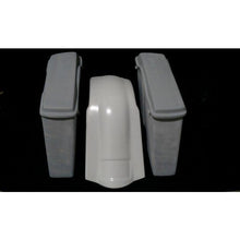 Load image into Gallery viewer, Harley Davidson 4&quot; Extended Stretched Saddlebags Lids Fender No Cut Out