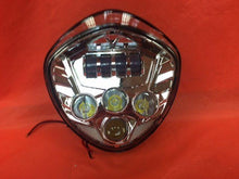 Load image into Gallery viewer, Victory Cross Country DAYMAKER With bottom Halo Chrome Projector HID LED Light Bulb Headlight Motorcycle