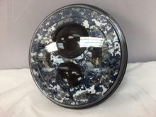 Load image into Gallery viewer, 7&quot; DAYMAKER Replacement Blue Camo Design Projector HID LED Light Bulb Headlight Motorcycle Harley