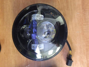 7" DAYMAKER Replacement Black HID LED Light Bulb Headlight Motorcycle Kawasaki Vulcan Nomad 1500 / 1600