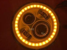 Load image into Gallery viewer, 7&quot; DAYMAKER Kawasaki Vulcan Nomad 800 Chrome With Amber Halo HID LED Light Bulb Headlight Motorcycle