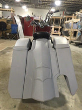Load image into Gallery viewer, Kawasaki Vulcan &amp; Classic 800 Series 6&quot; Extended Stretched Saddlebags Trendsetter Right Side Cut Out