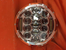 Load image into Gallery viewer, 7&quot; DAYMAKER 75W CHROME Projector HID LED Light Bulb Headlight Motorcycle Kawasaki Vulcan Nomad 1500 / 1600