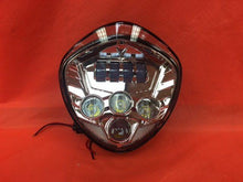 Load image into Gallery viewer, Victory Cross Country DAYMAKER With bottom Halo Chrome Projector HID LED Light Bulb Headlight Motorcycle