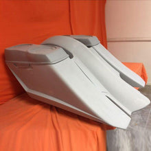 Load image into Gallery viewer, Harley Davidson 6&quot; Trendsetter Extended Saddlebag Fender Kit - No Cut Outs Dual 6.5&quot; Speaker Lids / 2014