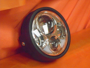 5 3/4" DAYMAKER Yamaha Star Roadliner Stratoliner XV1900A CHROME Projector HID LED Light Bulb Headlight Motorcycle