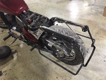 Load image into Gallery viewer, Kawasaki Vulcan &amp; Classic 800 Series 6&quot; Extended Stretched Saddlebags Trendsetter Right Side Cut Out