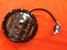 Load image into Gallery viewer, 7&quot; DAYMAKER 75W BLACK Projector HID LED Light Bulb Headlight Motorcycle Harley