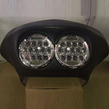 Load image into Gallery viewer, DUAL 7&quot; DAYMAKER 75 WATT LED Replacement ROAD GLIDE Chrome Light Bulb Headlight Motorcycle Harley Bezel