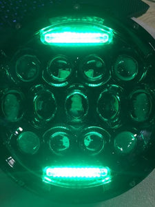 HARLEY, HONDA, SUZUKI, YAMAHA, KAWASAKI LED DAYMAKER HEADLIGHTS - SKU: AD0045