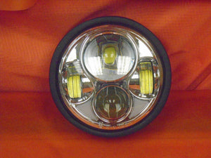 5 3/4" DAYMAKER Yamaha Star Roadliner Stratoliner XV1900A CHROME Projector HID LED Light Bulb Headlight Motorcycle