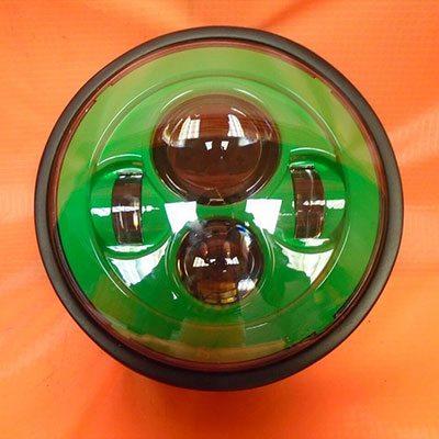 Honda Shadow Sabre AERO VT1100 DAYMAKER GREEN HID LED Light Bulb Headlight Motorcycle Mount