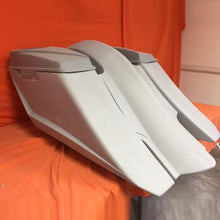 Load image into Gallery viewer, Harley Davidson 6&quot; Trendsetter Extended Saddlebag Fender Kit - No Cut Outs 6.5&quot; Speaker Lids / 2014