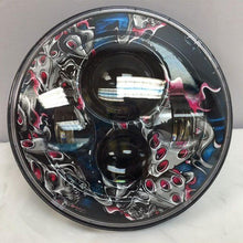 Load image into Gallery viewer, 7&quot; DAYMAKER Replacement Blue Gamble Design Projector HID LED Light Bulb Headlight Motorcycle Harley