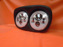 Load image into Gallery viewer, DUAL 7&quot; WHITE DAYMAKER LED ROAD GLIDE Light Bulb Headlight Motorcycle Harley Bezel