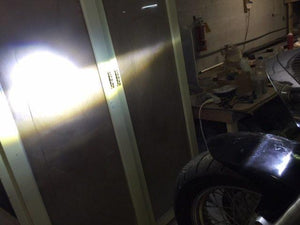 Honda VTX 1300 / 1800 C / R / S - 5 3/4" DAYMAKER Halo Chrome HID LED Light Bulb Headlight Motorcycle 5.75" Mount