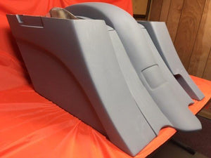 Honda VTX 1800 / 1300 6" Extended Stretched BOLT ON Out & Down Bags Rear Fender Rails Right Cut Out
