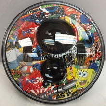 Load image into Gallery viewer, 7&quot; DAYMAKER Replacement Cartoon Maniac Design Projector HID LED Light Bulb Headlight Motorcycle Harley