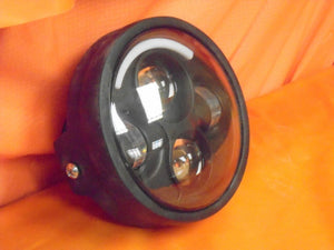 5 3/4" DAYMAKER Yamaha Star Roadliner Stratoliner XV1900A BLACK Projector HID LED Light Bulb Headlight Motorcycle