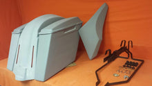 Load image into Gallery viewer, Yamaha Roadstar 1999 - 2007 6&quot; Extended Stretched Saddlebags &amp; Side Covers Rear LED Fender &amp; lids No Cut Outs