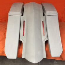 Load image into Gallery viewer, Harley Davidson 6&quot; Trendsetter Extended Saddlebag LED Fender Kit - No Cut Outs Lids / 2014