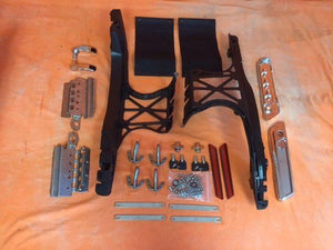 One Touch Latch Saddlebag Lids Hardware Cover Kit for 2014 / 2015 Harley Touring Softail Saddlebag Lids