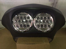 Load image into Gallery viewer, DUAL 7&quot; DAYMAKER 2014  75 WATT LED Replacement ROAD GLIDE Chrome Light Bulb Headlight Harley Bezel