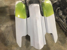 Load image into Gallery viewer, Victory Cross Country 6&quot; Trendsetter Extended Hard Saddlebags Out &amp; Down Bags Rear Fender Dual Cut Out