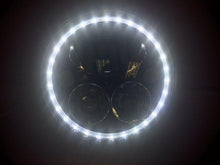 Load image into Gallery viewer, 7&quot; DAYMAKER Killer Replacement Black Projector HID LED Light Bulb Headlight Motorcycle Harley