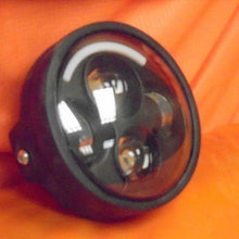 Load image into Gallery viewer, 5 3/4&quot; DAYMAKER Yamaha Star Roadliner Stratoliner XV1900A BLACK Projector HID LED Light Bulb Headlight Motorcycle