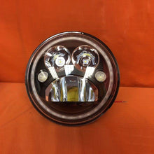 Load image into Gallery viewer, 7&quot; DAYMAKER Killer Replacement Black Projector HID LED Light Bulb Headlight Motorcycle Harley