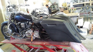 Yamaha Roadstar 1999 - 2007 6" Extended Stretched Out & Down Bags Rear Fender No Cut Outs lids