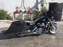 Load image into Gallery viewer, Suzuki C50 / C90 Boulevard 6&quot; Out &amp; Down Saddlebags Fender &amp; Side Covers, No Cut Outs Lids &amp; Rail Kit