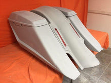 Load image into Gallery viewer, Harley Davidson 6&quot; Trendsetter Extended Saddlebag LED Fender Kit - No Cut Outs Lids / 2014