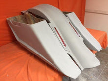 Load image into Gallery viewer, Harley Davidson 6&quot; Trendsetter Extended Saddlebag LED Fender Kit - No Cut Outs No Lids / 2014