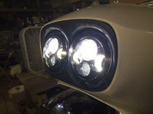 Load image into Gallery viewer, DUAL 7&quot; DAYMAKER HID LED Replacement ROAD GLIDE Black Light Bulb Headlight Motorcycle Harley Bezel