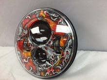 Load image into Gallery viewer, 7&quot; DAYMAKER Replacement Orange Gamble Design Projector HID LED Light Bulb Headlight Motorcycle Harley