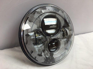 7" DAYMAKER Replacement Black Camo Design Projector HID LED Light Bulb Headlight Motorcycle Harley