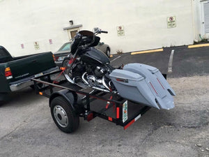 Yamaha Royal Star Venture 5" Stretched Extended Saddlebags Dual Cut Outs Fender - Fifty Five