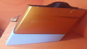 Harley Touring 2014 models 4" Hard Stretched Saddlebag Extensions Road Glide King