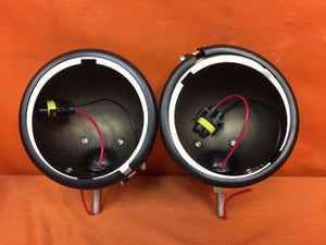 Harley Davidson Black 4.5" Auxiliary Spot Fog Light For Harley Electra Street Glide FLHX FLH