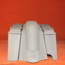 Load image into Gallery viewer, Honda VTX 1300 / 1800 4&quot; Extended Stretched Saddlebags Rear Fender Right Side Cut Out Dual 6.5&quot; Speaker Lids