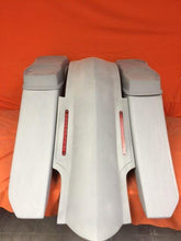 Load image into Gallery viewer, Harley Davidson 6&quot; Trendsetter Extended Saddlebag LED Fender Kit - No Cut Outs Dual 6 X 9 Speaker Lids / 2014
