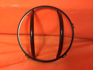 7" Motorcycle Black Daymaker Headlight Trim Grill Cover For Harley