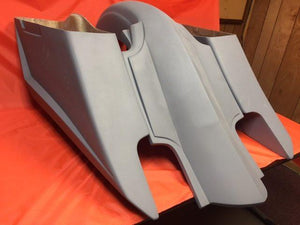 Kawasaki Nomad Vulcan 1500 6" Extended Stretched BOLT ON Trendsetter Bags Rear Fender Dual Cut Out