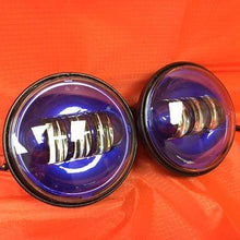 Load image into Gallery viewer, 4.5&quot; Auxiliary DAYMAKER BLUE Spot Passing HID LED Fog Lights Bulb Motorcycle Harley AUX PAIR 4-1/2&quot;