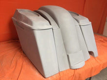 Load image into Gallery viewer, Honda VTX 1300 / 1800 4&quot; Extended Stretched Saddlebags Rear Fender Right Side Cut Out 6 X 9 Speaker Lids
