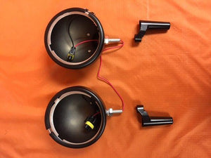 Harley Davidson Black 4.5" Auxiliary Spot Fog Light For Harley Electra Street Glide FLHX FLH